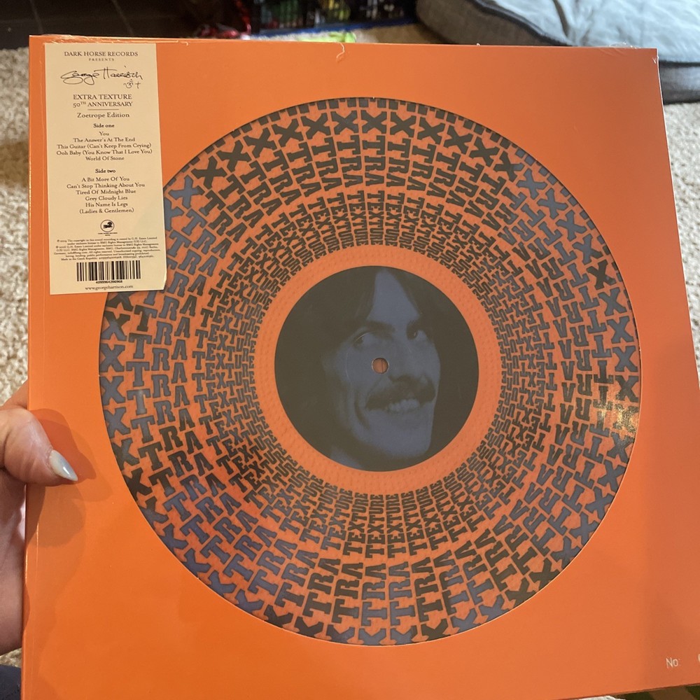 GEORGE HARRISON Extra Texture SEALED limited edition Zoetrope Picture Disc RSD