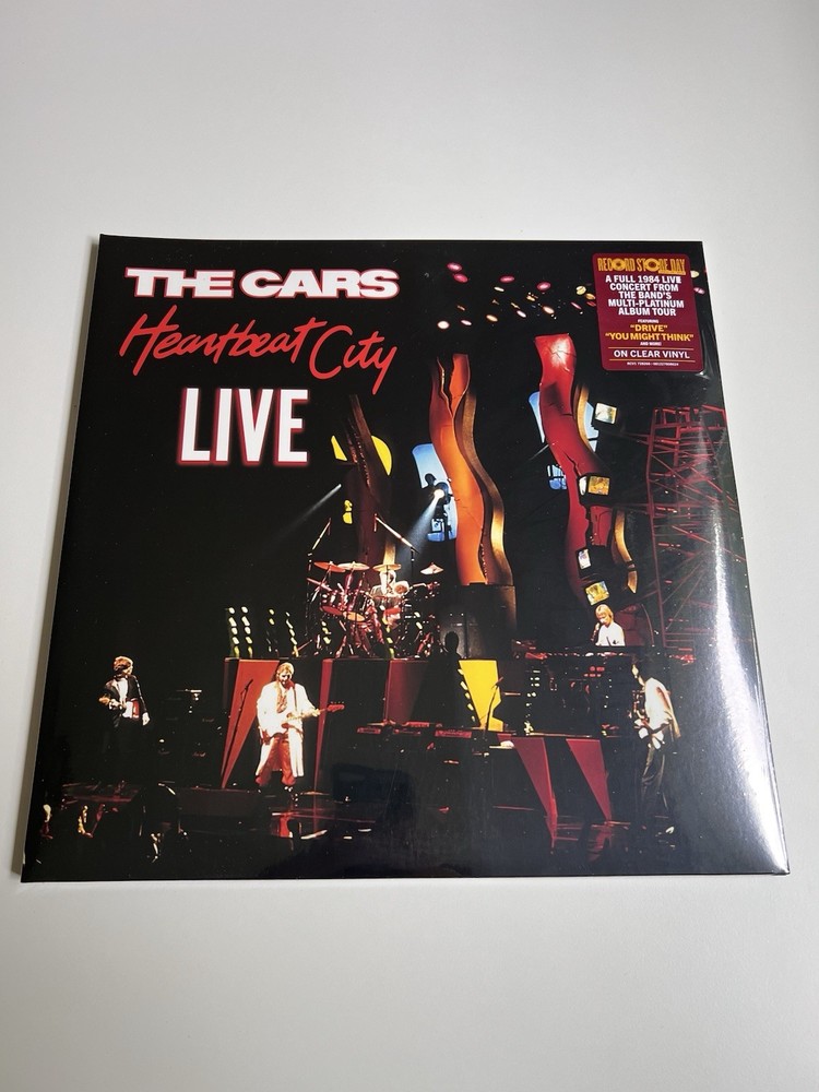 THE CARS HEARTBEAT CITY LIVE RECORD STORE DAY 2026 2LP CLEAR VINYL NEW