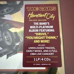 The Cars – Heartbeat City – Deluxe 1 LP + 4 CD Box Set – Vinyl Record + Booklet