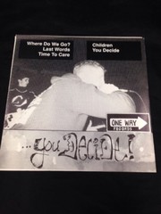 No Future – You Decide – One Way Records 7 Inch Punk Rock Record 1990s