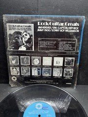 HENDRIX CLAPTON BECK PAGE ROCK GUITAR GREATS LP 1975 GREAT CONDDITION! VG+/VG!!