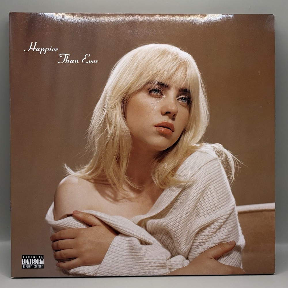 Billie Eilish Happier Than Ever Vinyl LP Record Album Interscope Pop