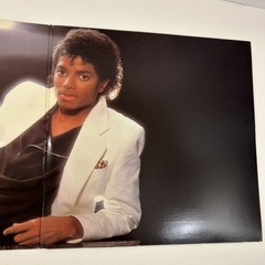 Michael Jackson Thriller (1982) Vinyl Record, Lyric Sleeve