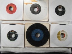 record lot 45 rpm VG 100 vinyl w/ sleeves Pop hits 50s-70s Oldies FREE SHIP 5N