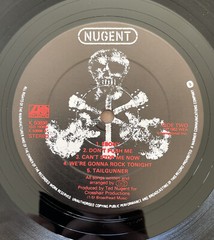 Ted Nugent – Nugent – 12″ Vinyl Album Atlantic United Kingdom 1982 A1/B1 EX / EX