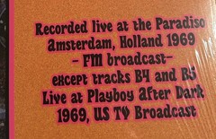 Deep Purple – Amsterdamned Live Paradiso Amsterdam 1969 Vinyl Record (Shelfware)
