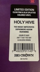 Holy Hive – Holy Hive LP On Clear Pink & Blue Splatter Vinyl Funk/Neo Soul