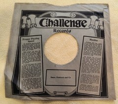 CHALLENGE 10″ paper record 78rpm record Sleeve Sears Roebuck 1920s