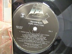 Blood Sweat & Tears Nuclear Blues 1980 Record MCA Records 3227 Jazz Rock Insert