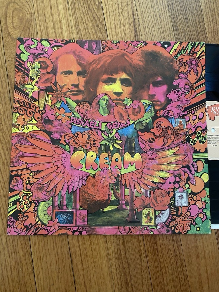 CREAM DISRAELI GEARS EX LP ORIG. HOLLAND PRESSING MORE LPS FREE SHIP