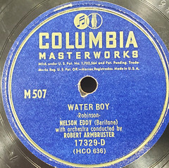 1941 Nelson Eddy Shortnin Bread 78 RPM 10 inch Columbia Masterworks 17329 VG