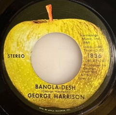 George Harrison / Bangla-Desh & Deep Blue / 1971 Apple 45 w/ PS 45 / NM