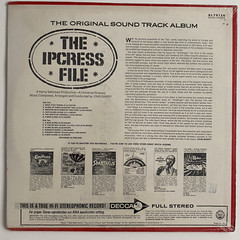 John Barry – The Ipcress File Soundtrack LP – Decca DL 79124 – 1965 SEALED!!