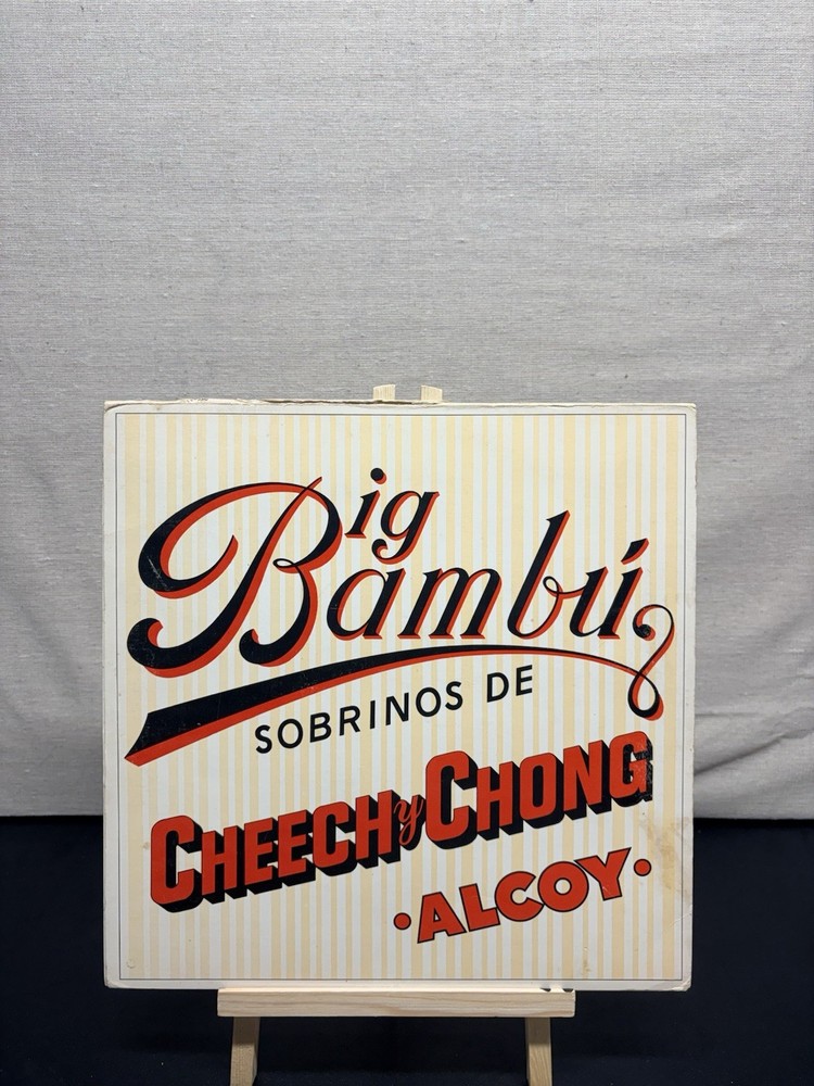 Cheech & Chong – Big Bambu 1972 LP WITH Rolling Paper