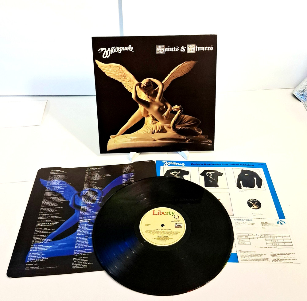Whitesnake Saints and Sinners Vinyl 1982 Record LP