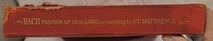 HEAR Bach Passion Of Our Lord According To St. Matthew Classical 12X 12″ 78 READ