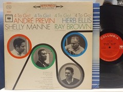 ANDRE PREVIN-HERB ELLIS 4 To Go! 1963 2-EYE COLUMBIA LP Jazz SHELLY MANNE/BROWN