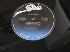 Jackson’s 12″ State Of Shock 12 Inch Single (with M Jagger) Epic 49-05022 EX