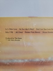 1987 The Entertainers “Don’t Let Your Love Grow Cold” Album