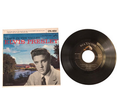 Elvis Presley Records Lot of 6 Vinyl 45 RPM 50’s Rock + Sleeves 1 Unmatched