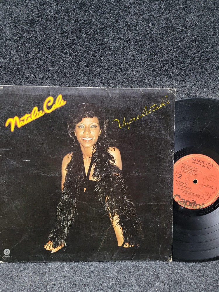 Vintage Natalie Cole Unpredictable 12″ Black Vinyl LP 1977 Capitol Soul R&B