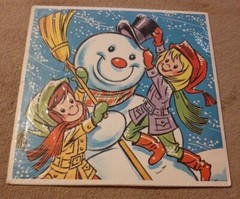 Frosty the Snowman LP Tinkerbell Records SX 1728 vg+ shrink Christmas holiday