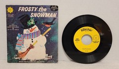 Peter Pan Records 45 RPM Vinyl Frosty The Snowman, Joy To The World PP1038