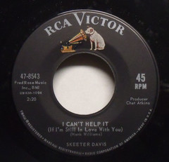 Skeeter Davis – I Can’t Help It – 1965 NM Pop 45 on RCA