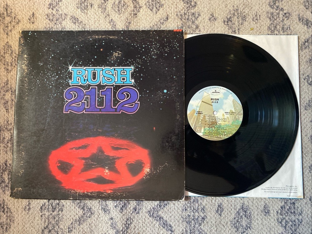 Rush, “2112” Gatefold LP 1976 Mercury SRM-1-1079 VG-/VG+ USA