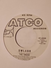 White Label Promo 45 The Cream “Sunshine of Your Love/SWLABR” Atco Records 6544