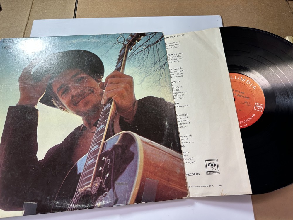 Nashville Skyline LP Vinyl Record Bob Dylan Columbia KCS 9825