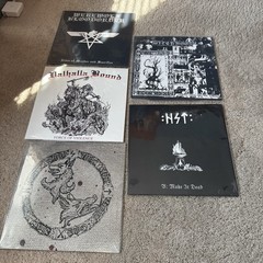 Vinyl Record Lot Black Metal Werewolf Bloodorder Valhalla Bound GBK Vothana NSB