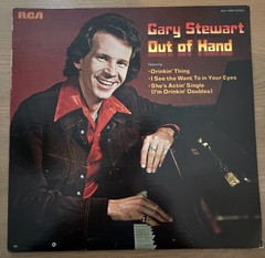 Gary Stewart-Out of Hand-Vinyl-LP Record 1975 RCA -Black Label- Rare Find Classi