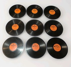78 RPM Odeon Okeh Lot Of 9 17002-17283 Polka Czech Pochod Double Sided