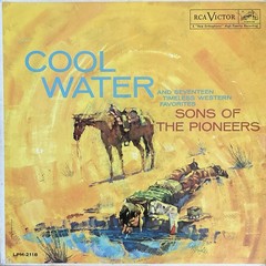 SONS OF THE PIONEERS COOL WATER RARE 1960 RCA VICTOR MONO 12” 33RPM VINYL RECORD