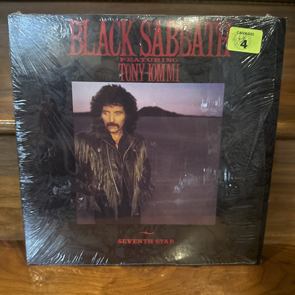 Black Sabbath Tony Iommi Seventh Star LP Warner Bros 1-25337 EX/EX In Shrink