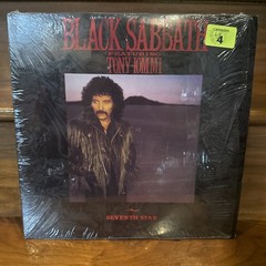Black Sabbath Tony Iommi Seventh Star LP Warner Bros 1-25337 EX/EX In Shrink