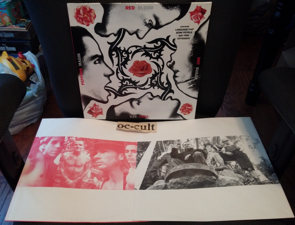 RED HOT CHILI PEPPERS 2XLP BLOOD SUGAR SEX MAGIK 1ST PRESSING GERMAN IMPORT RARE