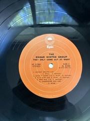 Edgar Winter Group They Only Come Out At Night Vinyl Record, US 1973 TH RP, VG+
