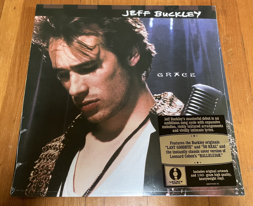 JEFF BUCKLEY Grace LEGACY LP 180g 2010 reissue in SHRINK, Sealed!