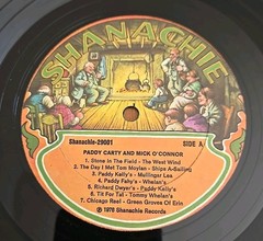 Paddy Carty, Mick O’Conner Traditional Music Of Ireland LP Shanachie 1978 Celtic