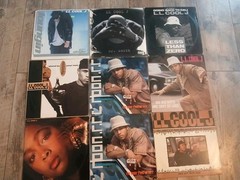 LL Cool J…ORIGINAL VINYL RECORDS FROM DJ COLLECTION…LOT OF 9