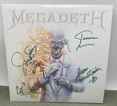 Megadeath – Limited Ocean Blue Splatter Vinyl JSA Certified Numbered