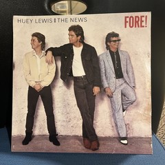 Huey Lewis And The News Fore! Vinyl LP 1986 OV 41534 plays well! Nice