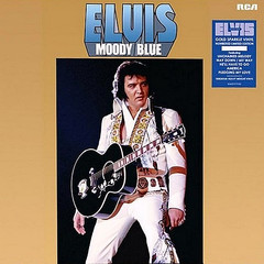 ELVIS Presley DEFINITIVE MOODY BLUE SET FTD 2LP GOLD SPARKLE + #’d PROMO GOLD 45
