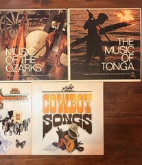 National Geographic Society LP Lot 7 Sounds Of The World Greece Tonga Trinidad