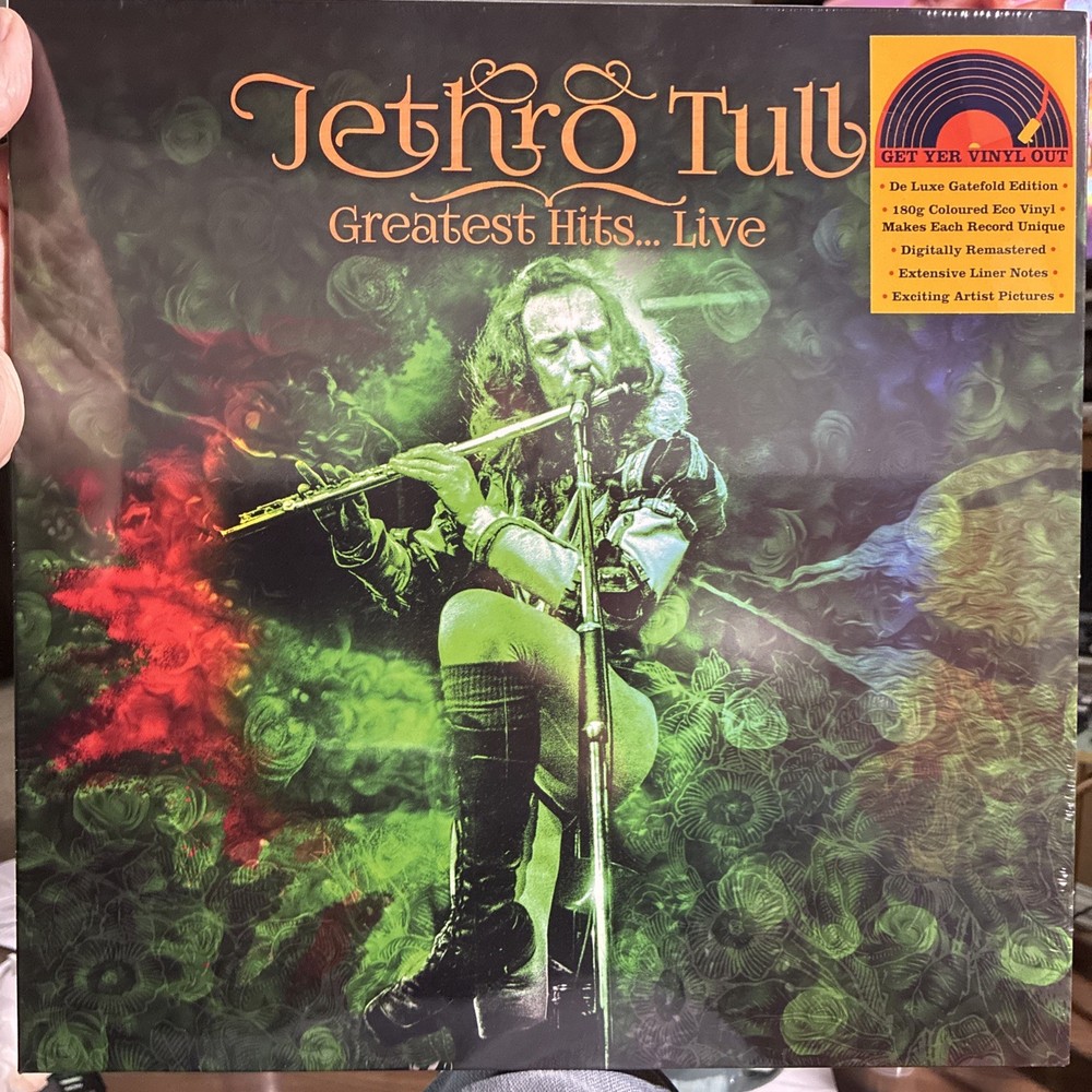 *NEW SEALED-JETHRO TULL – GREATEST HITS LIVE, 180G ECO MIXED VINYL