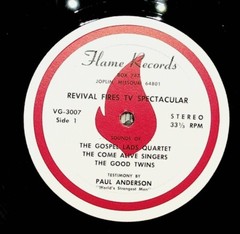 Revival Fires TV Spectacular Gospel Christian Cecil Todd Vinyl LP Record VG+