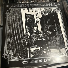 Satanic Warmaster – Exultation Of Cruelty LP 2025 Werewolf Records EVIL-XUL *NEW
