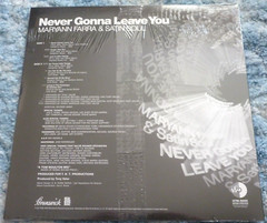 MARYANN FARRA & SATIN SOUL LP – Never Gonna Leave You CLEAR BLUE GREEN SWIRL